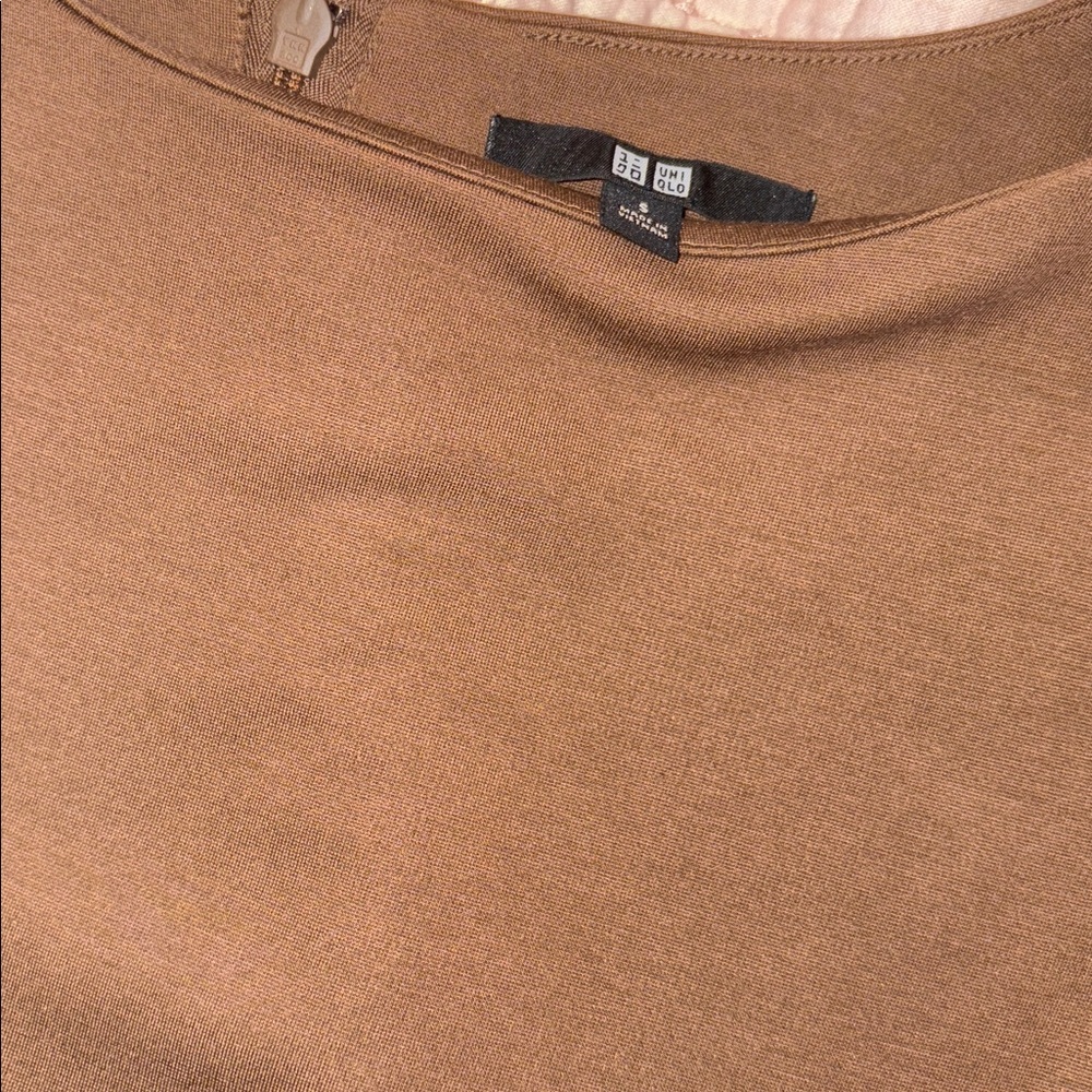 Uniqlo Tan brown Pullover Dress